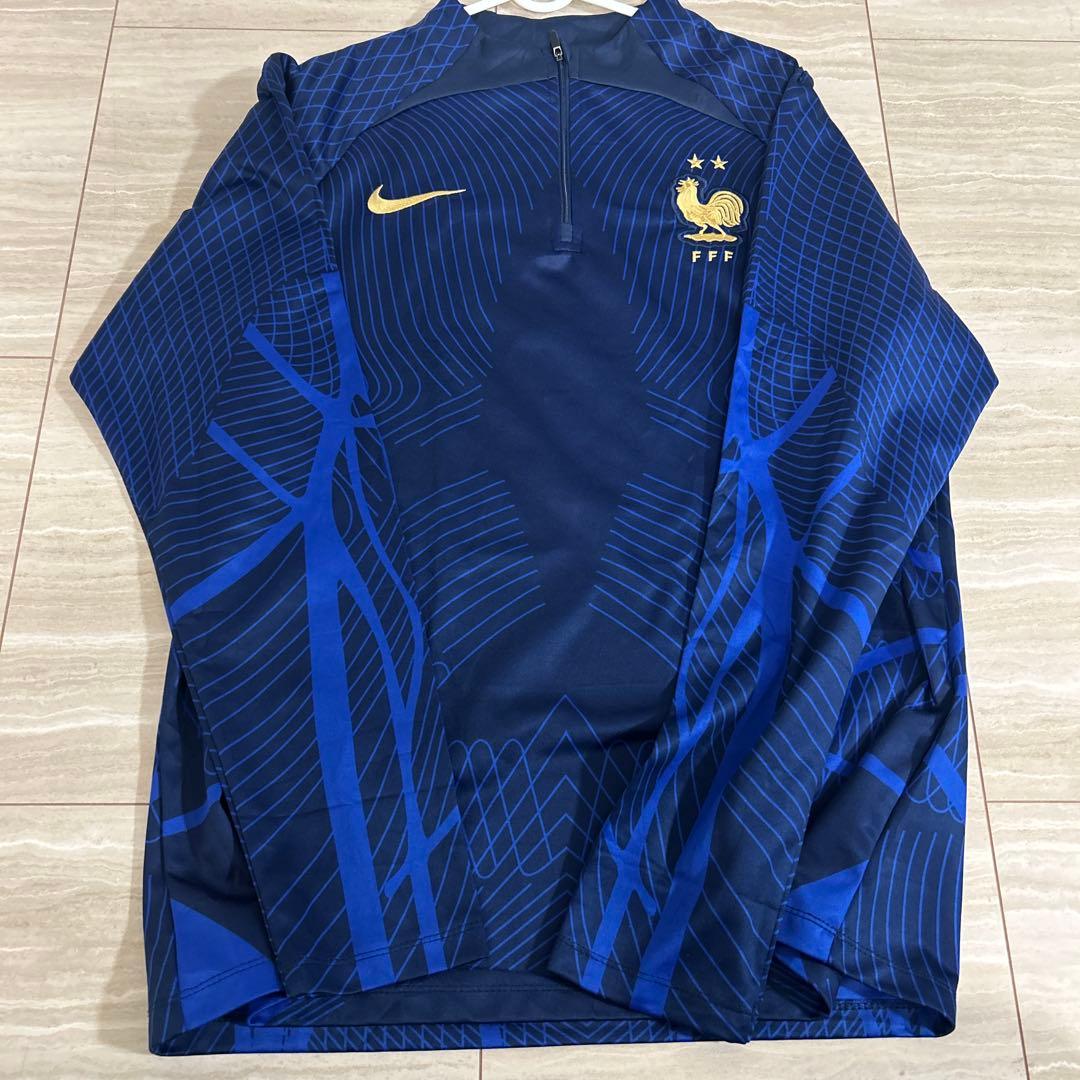 NIKE フランス代表 XL ハーフジップトレーニングウェア - メルカリ