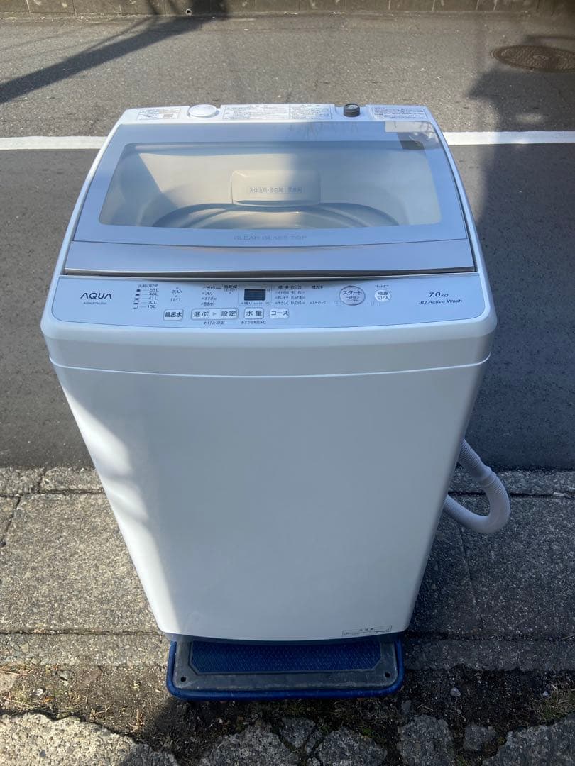 A278超美品 AQUA 全自動洗濯機 2022年製 7.0kg ゴールド