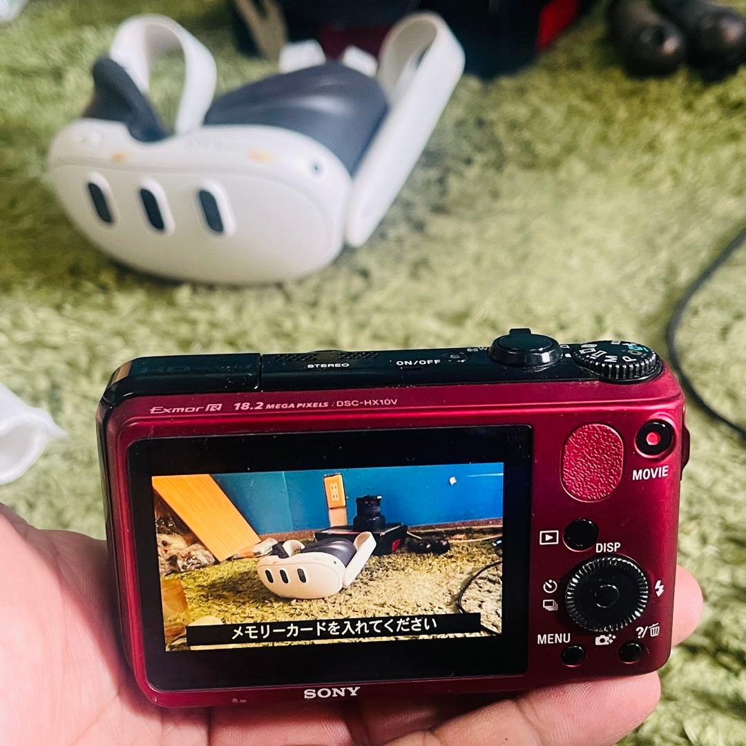 SONY Cyber Shot デジカメ DSC-HX10V レッド 動作品 Sony Cyber-shot DSC-HX10V 18.2MP Digital Camera - Black for sale