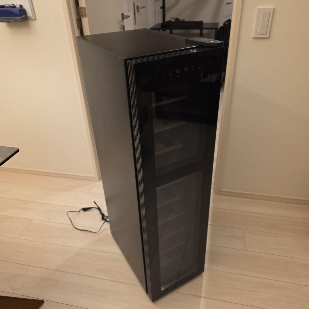 PlusQ ワインセラー 18本 ペルチェ式 ワインセラー 18本 ペルチェ式 家庭用 スリム セラー おしゃれ 温度