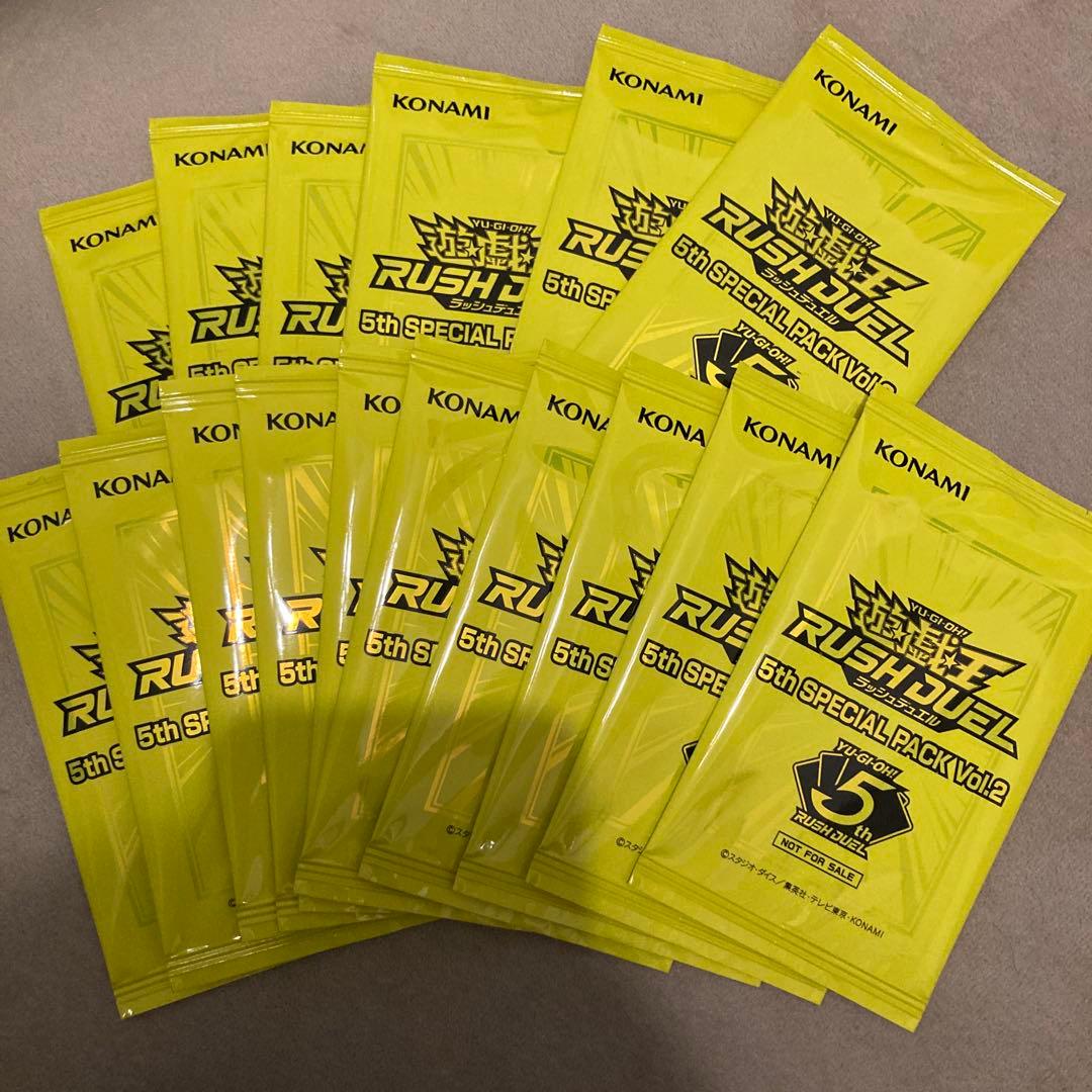 ラッシュデュエル 5th SPECIAL PACK Vol.2 16パック カードを売る/遊戯王ラッシュデュエル/プロモカード/5th SPECIAL PACK