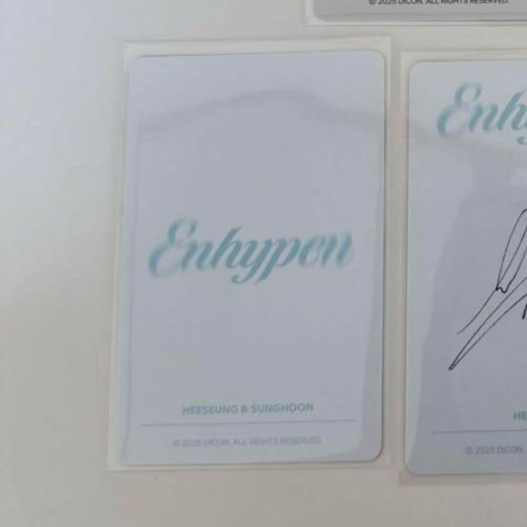 ENHYPEN DICON 2025 ユニットトレカ ヒスン ソンフン - メルカリ