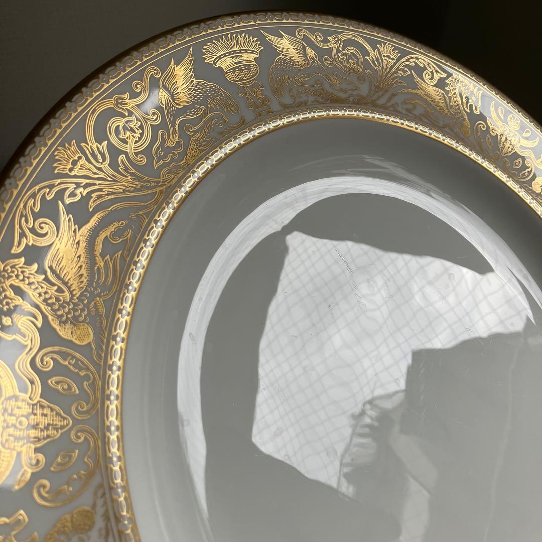 ウェッジウッド 廃盤 フロレンティーン ゴールド 太皿 34cm - メルカリ