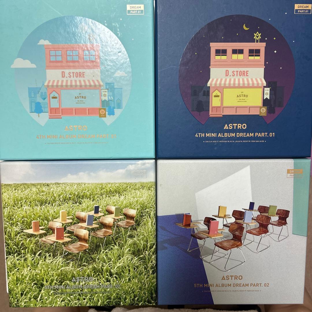 ASTRO 4TH&5TH Dream Partミニアルバムセット 4個 - メルカリ