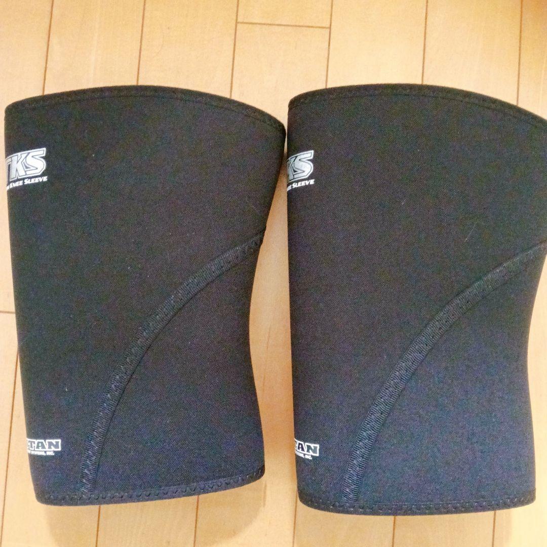 TKS Titan Knee Sleeve ブラック 2個セット Titan TKS Knee Sleeves 7mm IPF and USPA IPL Legal
