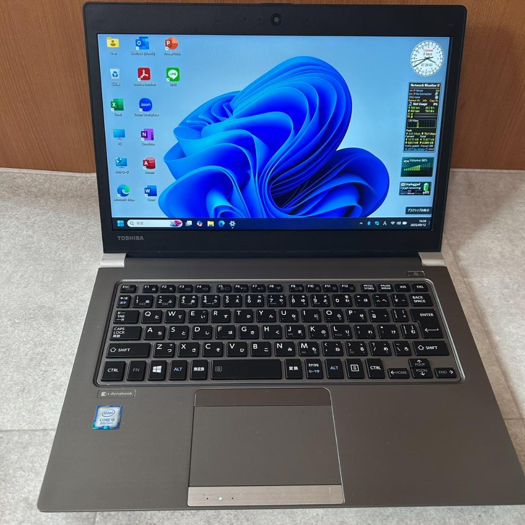 第8世代 東芝 dynabook SSD256GB Office2024 軽量 - メルカリ