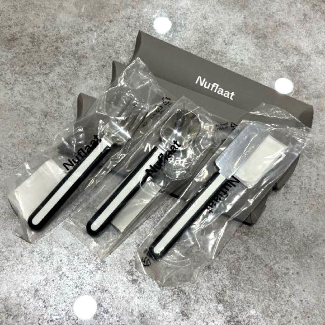 Nuflaat（ヌフラート）Line Dessert Set Black - メルカリ