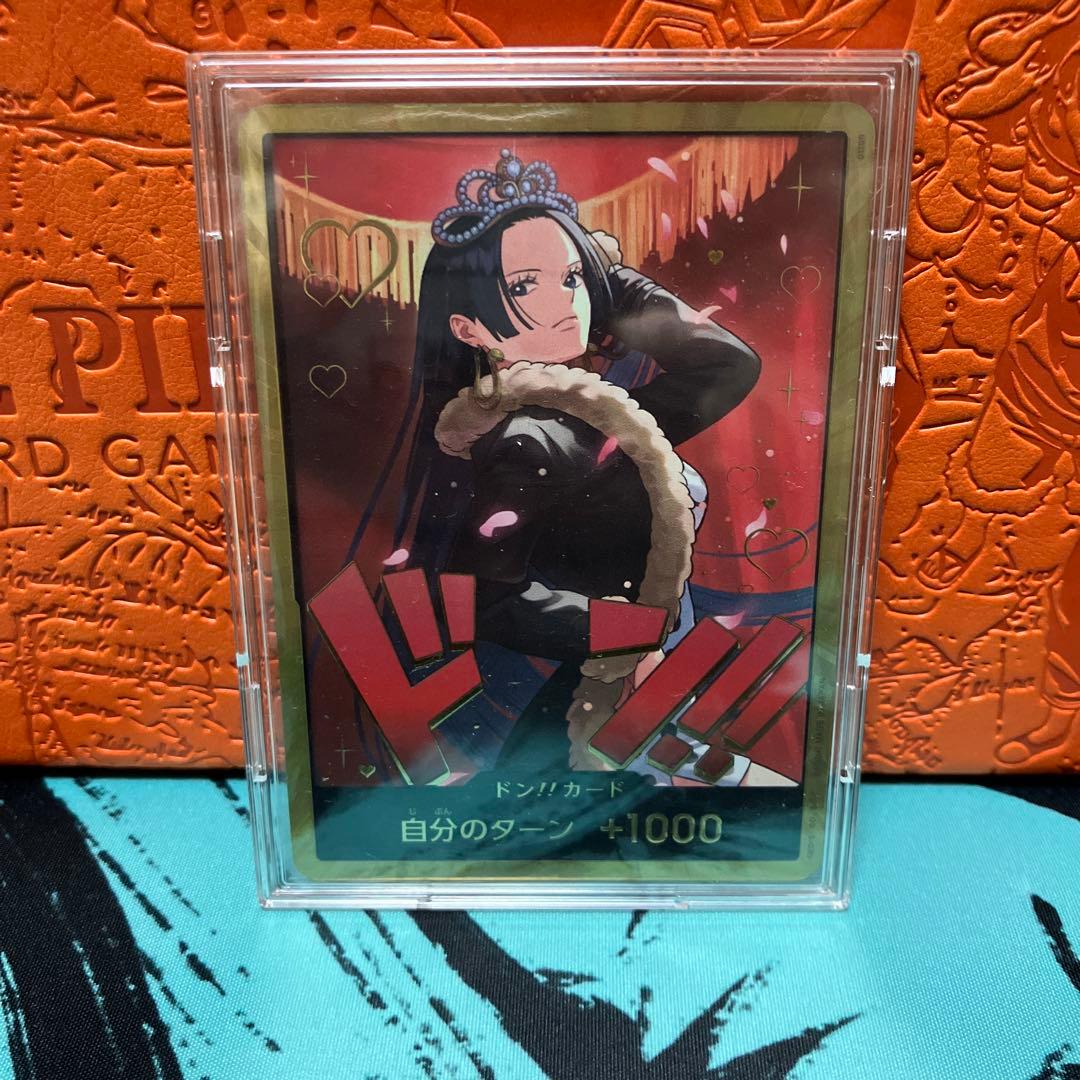 ハンコック　ドンカード　スーパーパラレル　金　ドン　ヒロインズエディション　美品 ドン!!カード(スーパーパラレル・金枠・ハンコック) [Heroines Edition