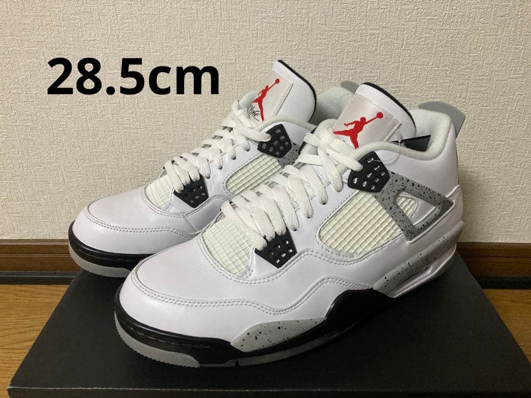 シューズ(男性用) NIKE GOLF AIR JORDAN 4 WHITE CEMENT 28.5 NIKE AIR JORDAN 4 GOLF 