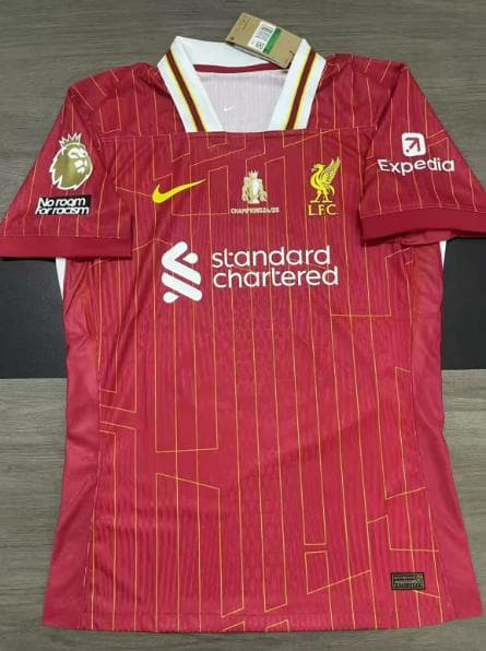 24-25リバプールプレミアリーグ優勝記念ユニフォーム 🌴 M