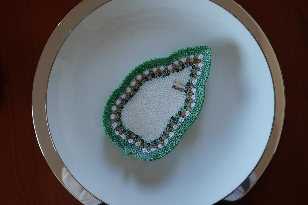 ベネチアングラス ミルフィオリ プレート モレッティ 時代物 飯塚