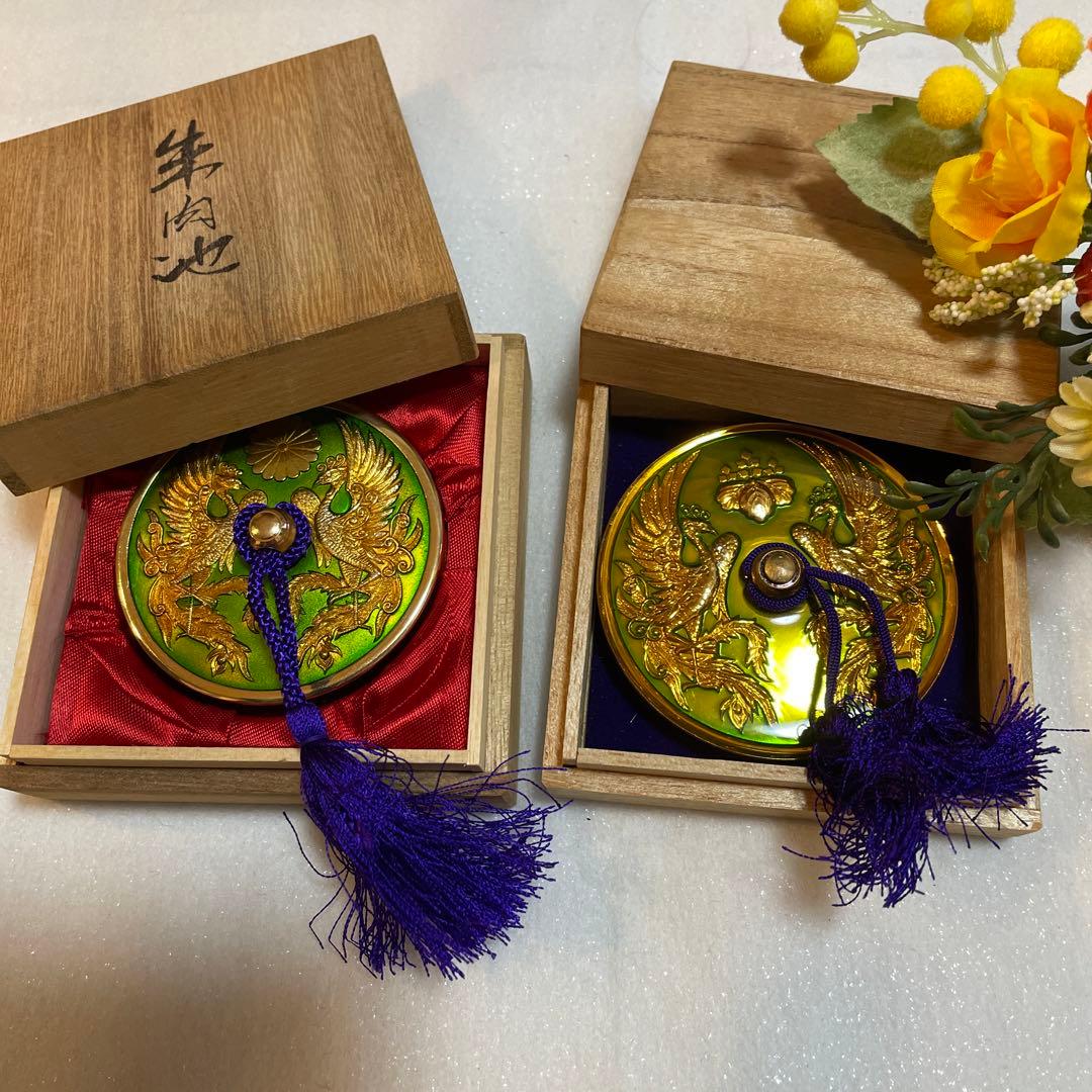 皇居限定 朱肉入れ＆文鎮 - メルカリ