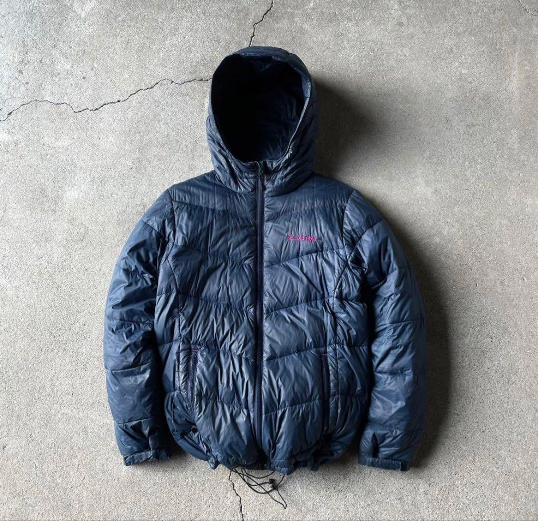 Columbia OMNI-HEAT ダウンジャケット M ネイビー - メルカリ