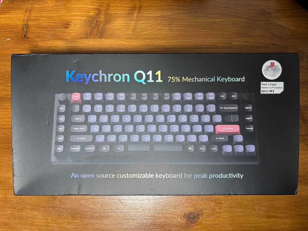 Keychron Q11 US配列 Red RGB hot swap