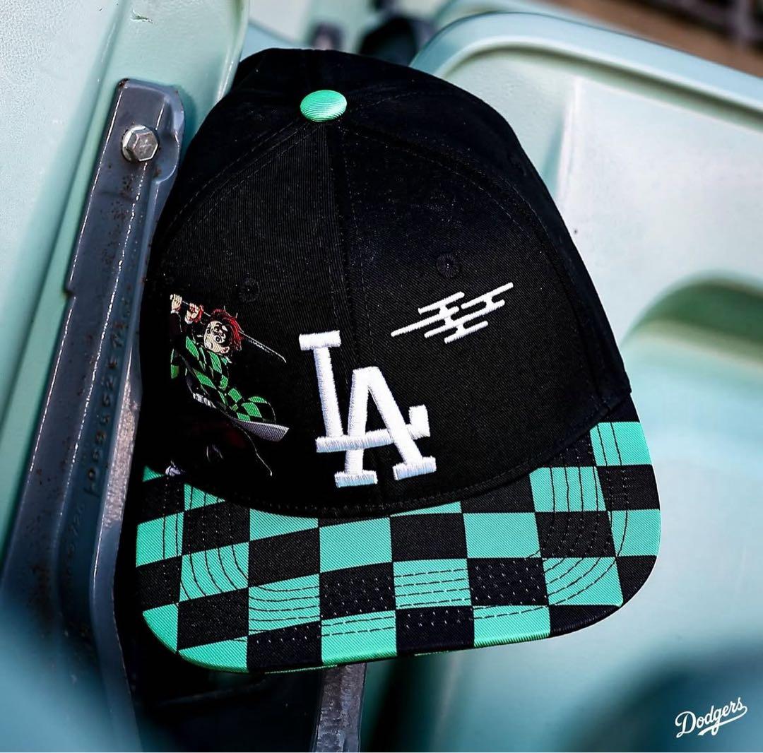 即日発送】鬼滅の刃 ドジャース コラボキャップ damon slayer 帽子