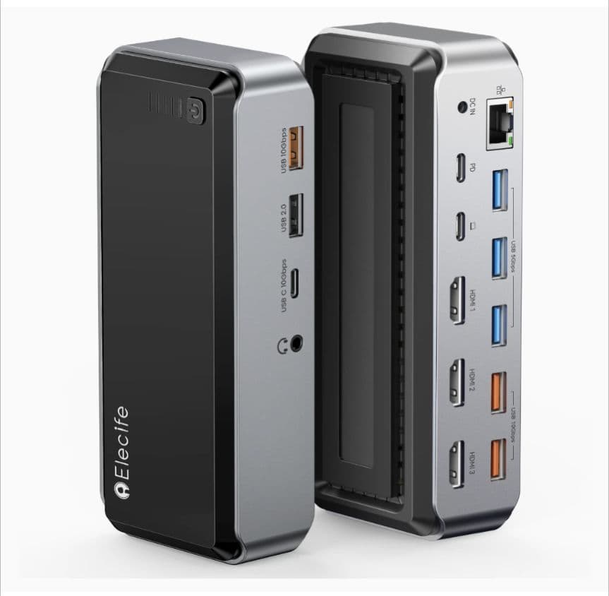 ♥大特価♥USB-C ドッキングステーション 4画面拡張対応 HDMI*3 Amazon | 【2つHDMI＋DP＋VGA 最大4画面拡張】USB C ハブ ドッキング