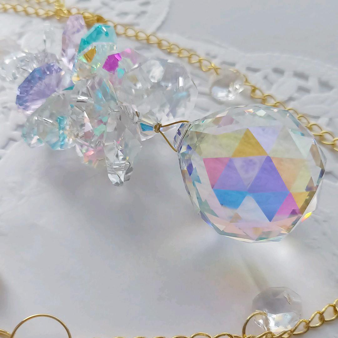 サンキャッチャー♡ハンドメイド「アスフール社オーロラ♡」