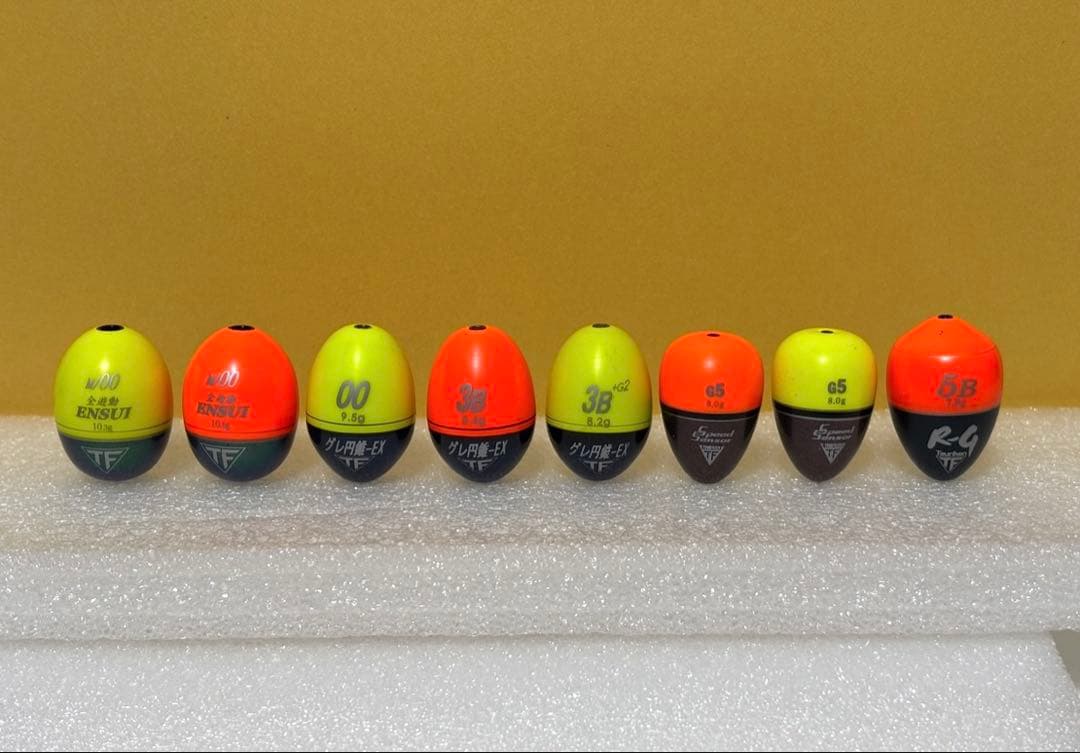 釣研ウキ☆8点セット☆ キザクラ がまかつ サンライン シマノ ダイワ