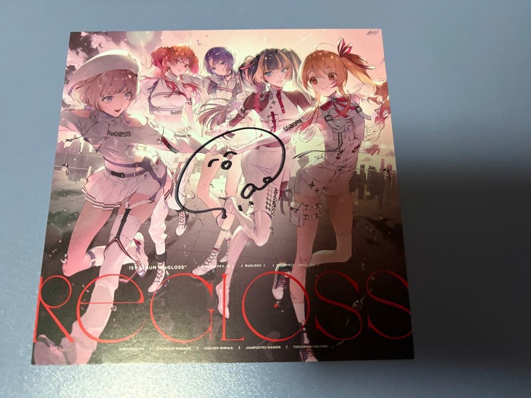 ホロライブ ReGLOSS CD ジャケット 直筆サイン 火威青 - メルカリ