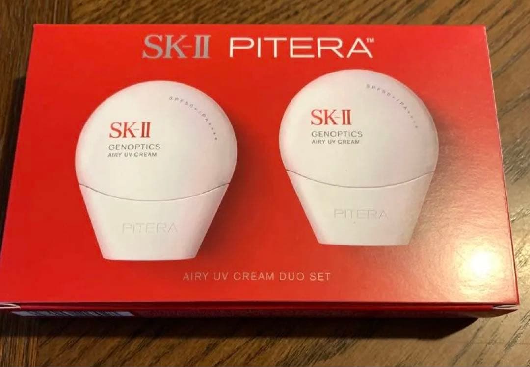 日焼け止め SK-II PITERA GENOPTICS AIRY UV CREAM SK-II ジェノプティクス CC プライマー: ロージーピンク / ナチュラル