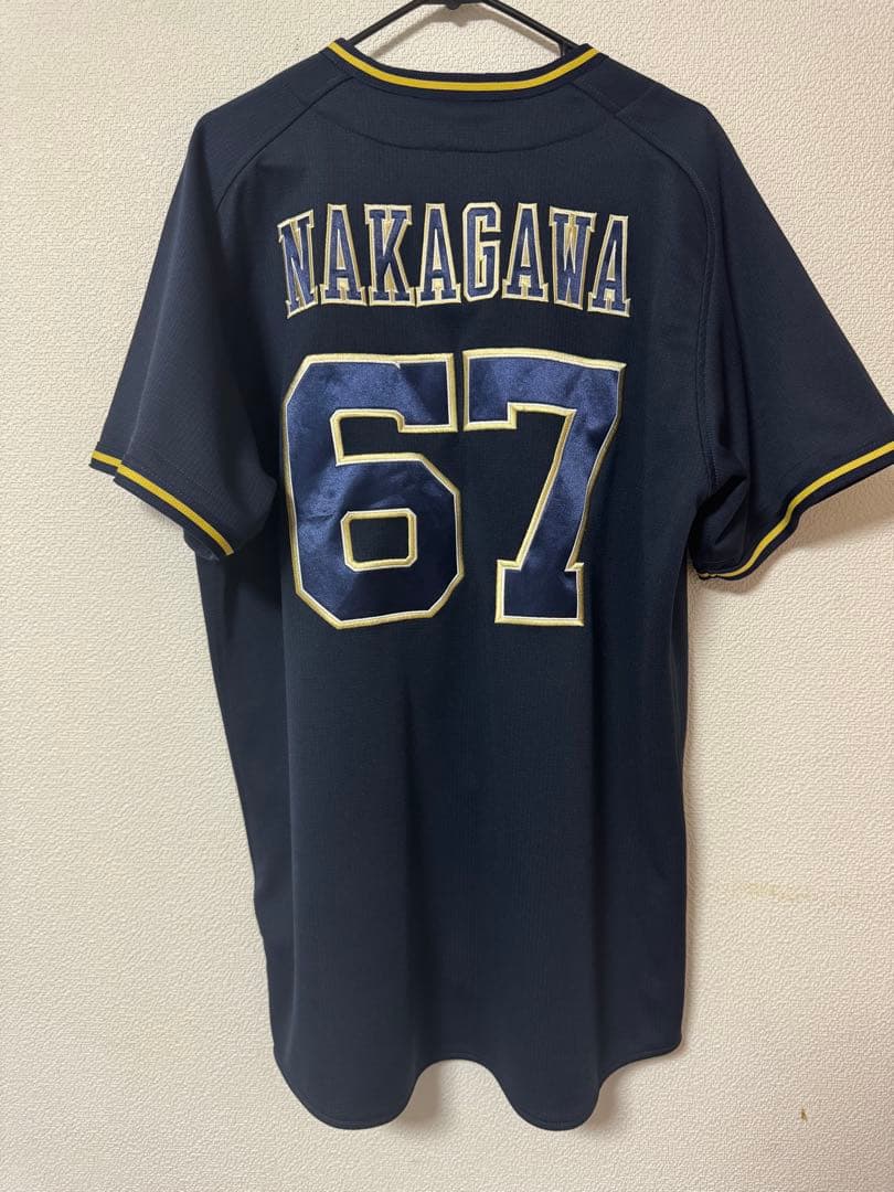 オリックス・バファローズ 中川圭太選手 ビジターユニホーム67 Lサイズ
