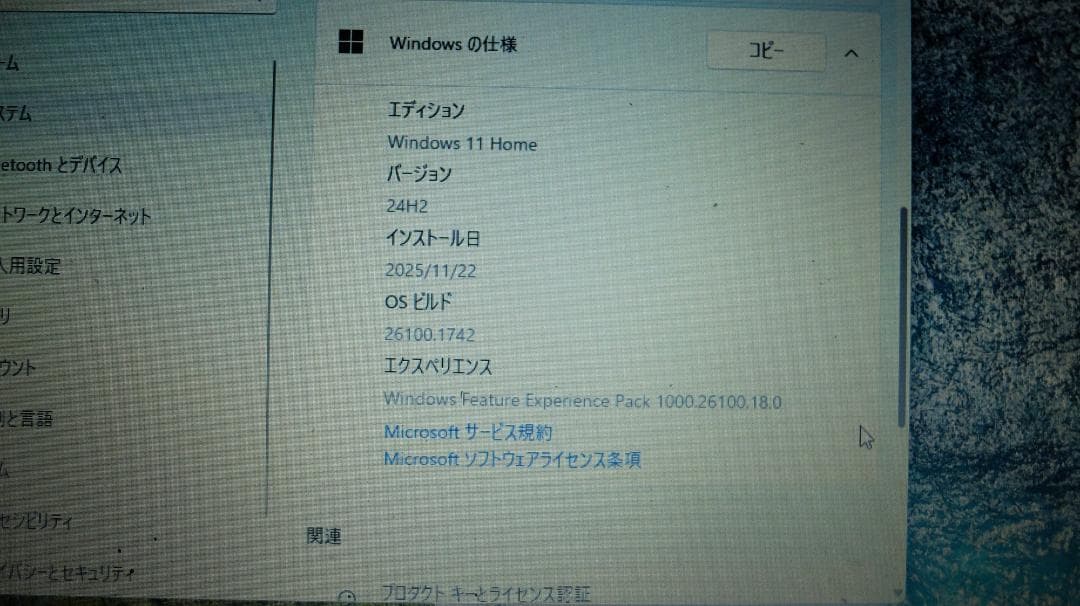 NEC LM750/HS6R Win11 8GB/HDD1TB レッド テンキー NEC テンキー
