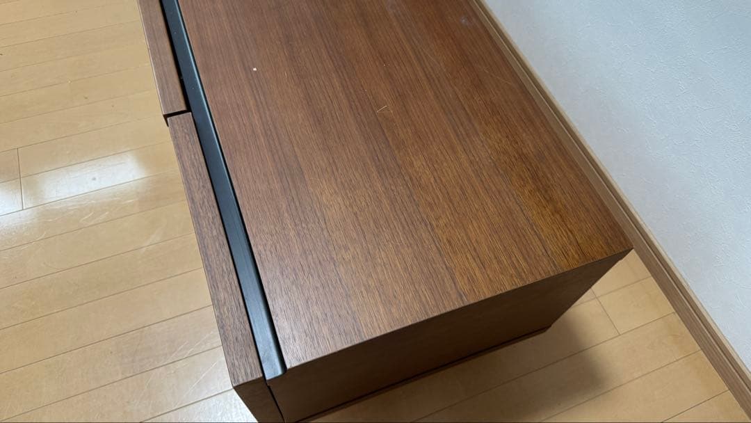 完成品送料込】ウォールナット突板 テレビ台 幅140 サンキ