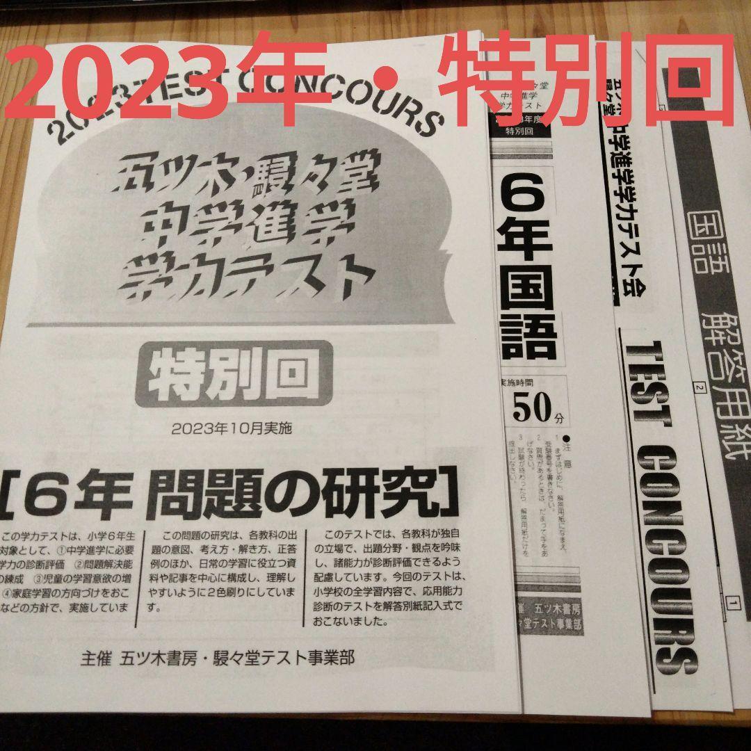五ツ木駸々堂模試 2023年 特別回 過去問 五ツ木模試 五木模試 - メルカリ
