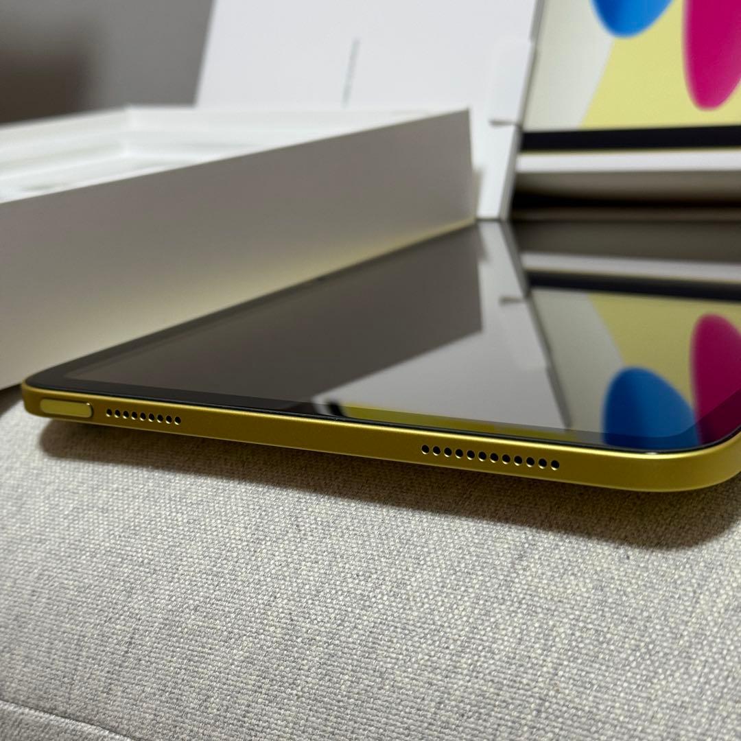 Apple iPad 第10世代 256GB 10.9インチ イエロー 美品 - メルカリ