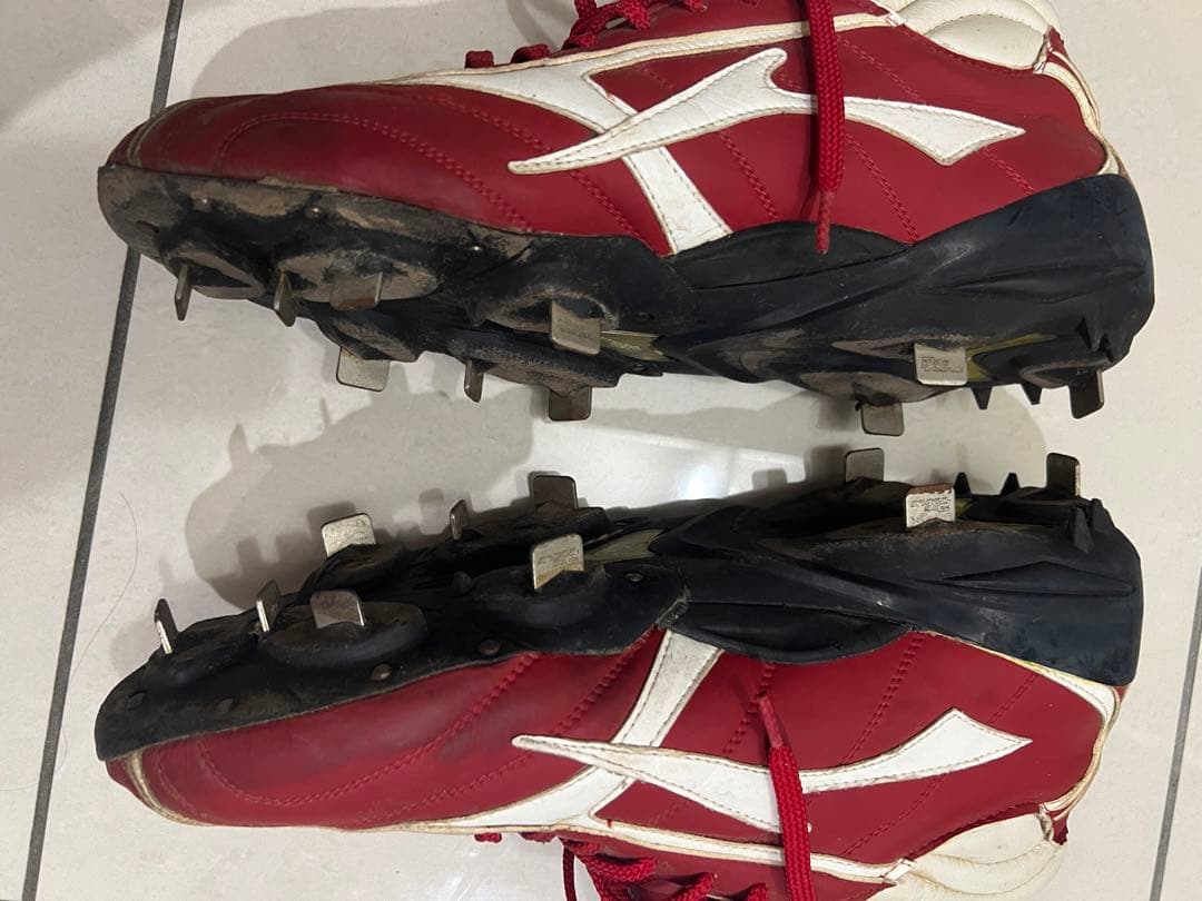 ZETT 赤 スパイク シューズ　28.5cm