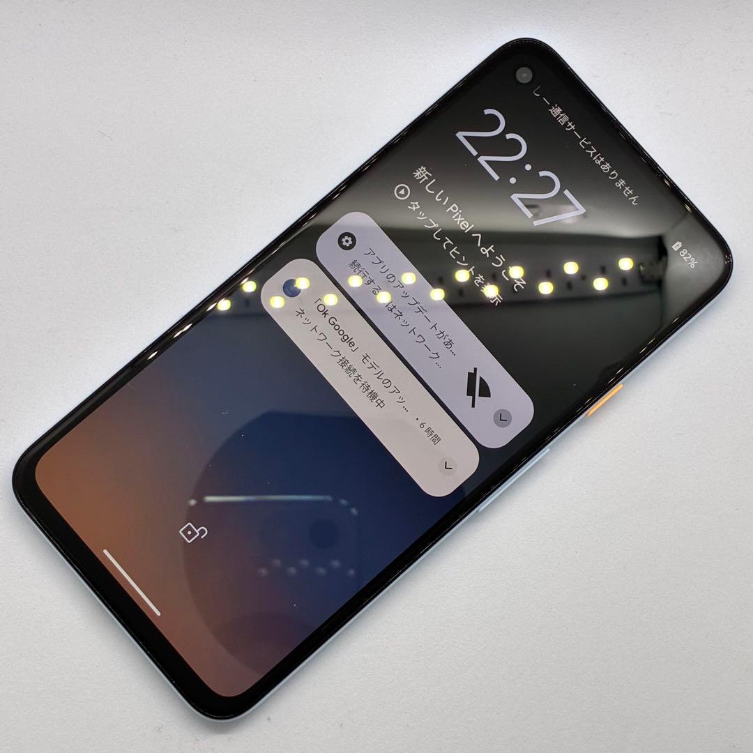 t*4様 Google Pixel 4a ホワイト 使用感あり 5017 Google（グーグル） SIMフリー Google Pixel 4a (5G) 128GB [Clearly