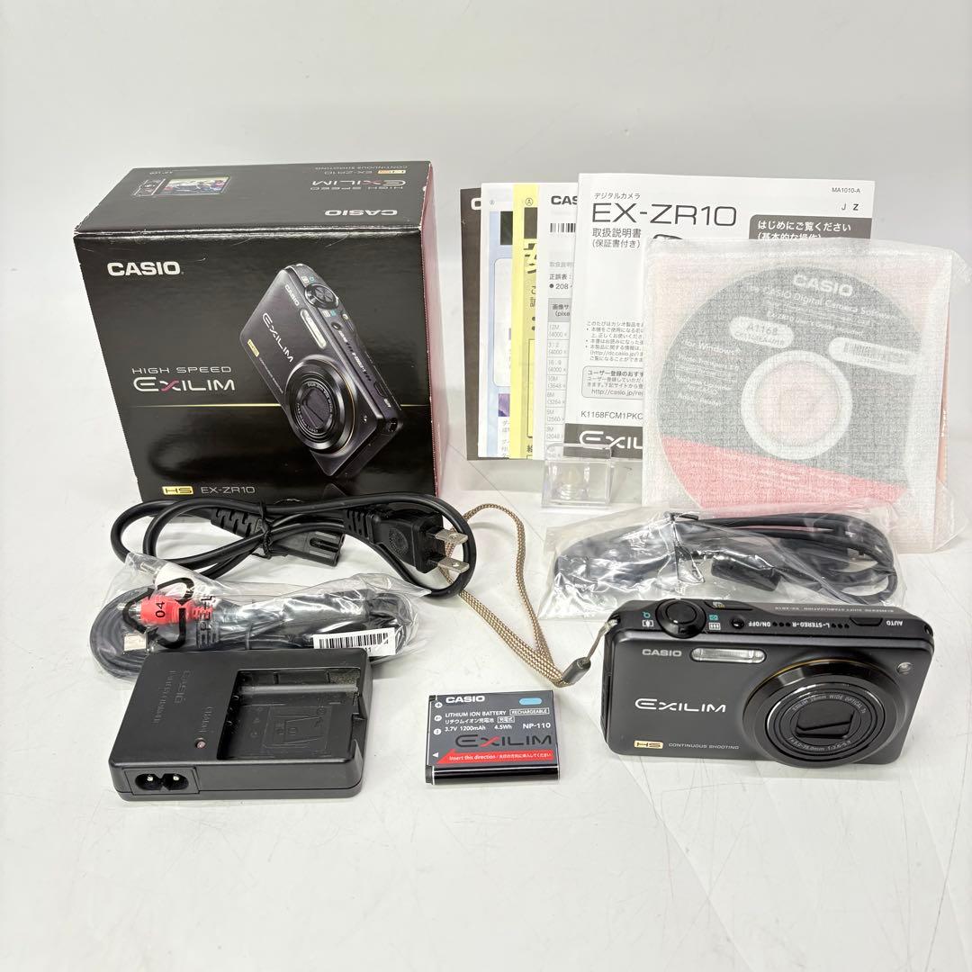 【美品・付属品完備】 CASIO カシオ EXILIM EX-ZR10 ブラック 2026年最新】EXILIM EX-ZR10の人気アイテム - メルカリ