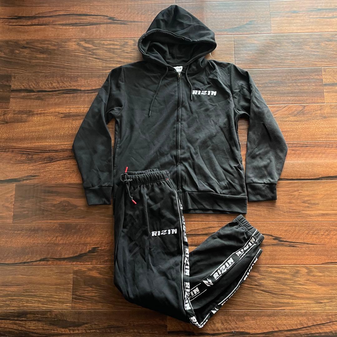 RIZIN ライジン ジップパーカー スウェットパンツ セットアップ L 限定