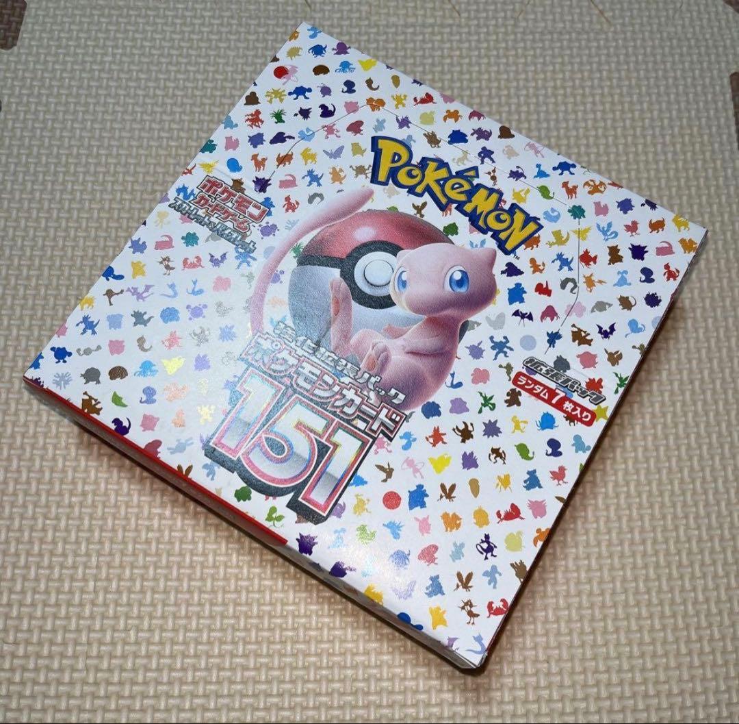 ポケモンカード151 ボックス　シュリンク無し ポケモンカードゲーム スカーレット&バイオレット 強化拡張パック