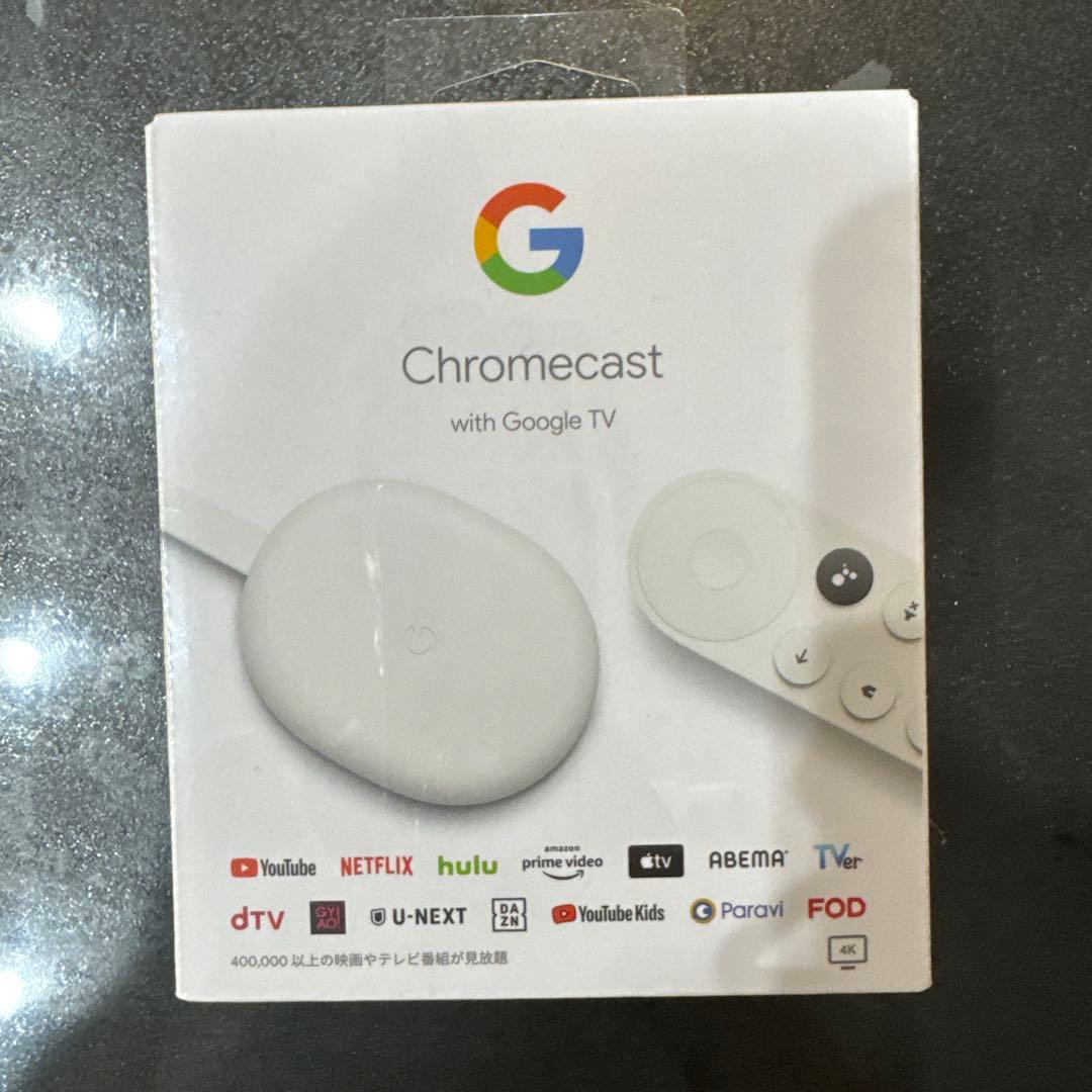 Chromecast with Google TV 4K 新品未開封 2 pack) Chromecast with Google TV - Streaming Entertainment in 4K