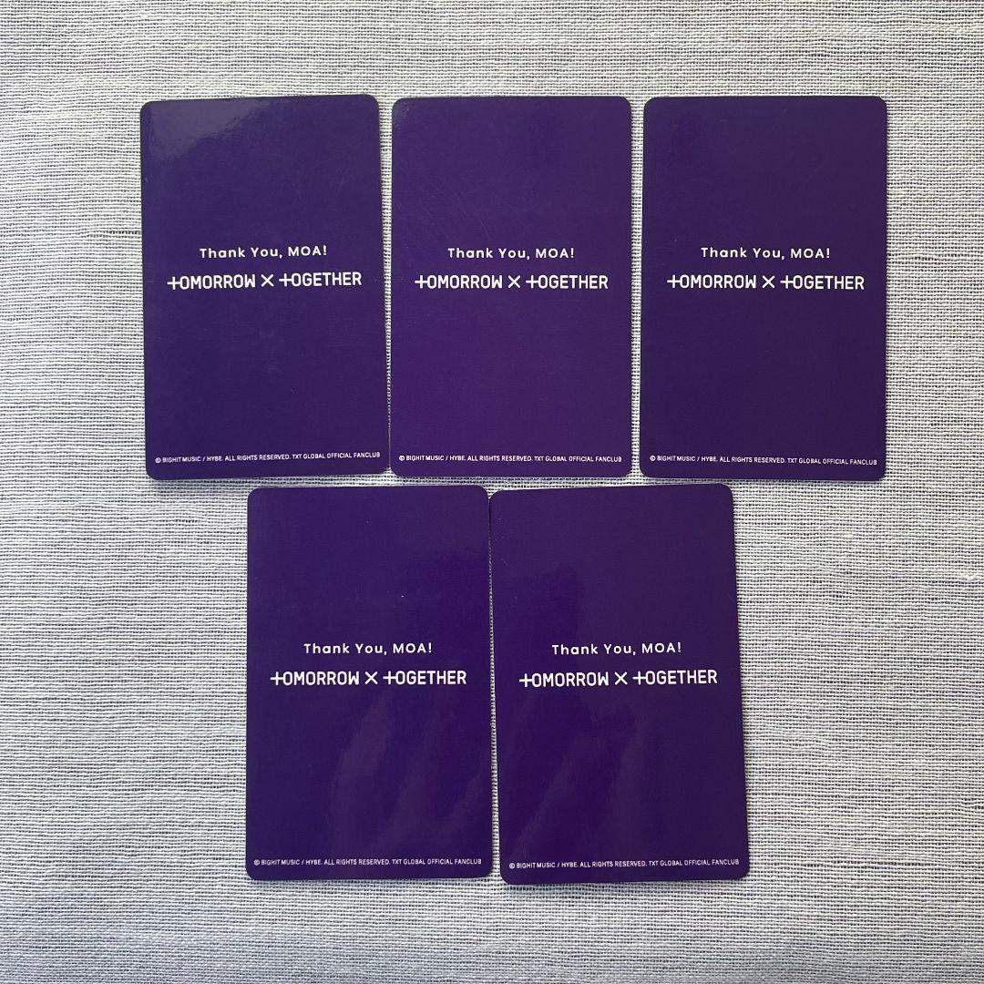 TXT FC 2024 トレカ 5枚 membership アンケ一ト - メルカリ