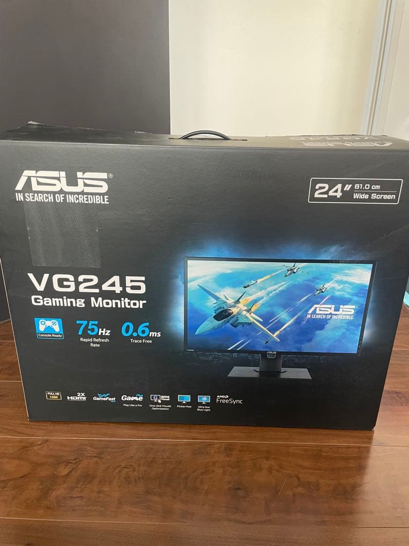 ASUS VG245 24インチ ゲーミングモニター 本体 Amazon.co.jp: ASUS ゲーミングモニター 24インチ VG245HE(フルHD/応答