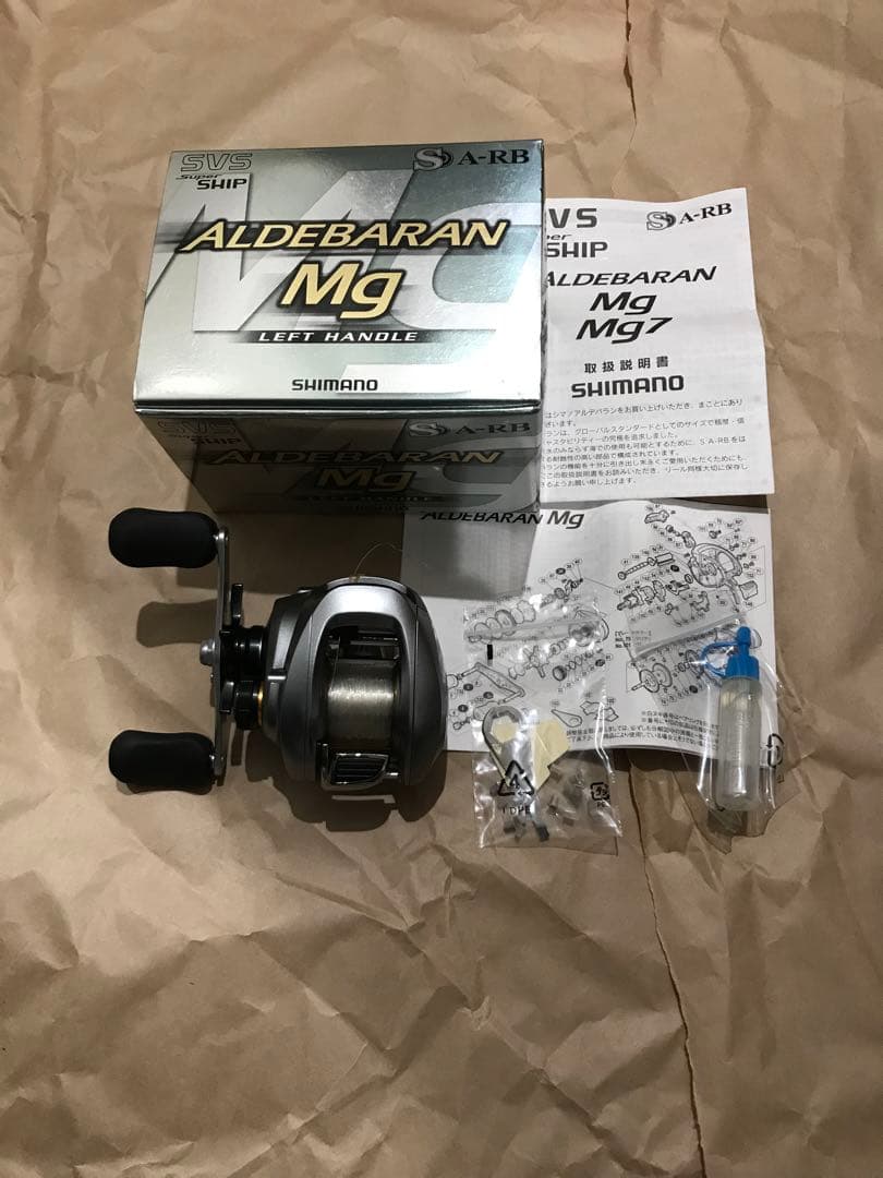 極美品】シマノ ALDEBARAN Mg LEFT HANDLE ベイトリール - メルカリ