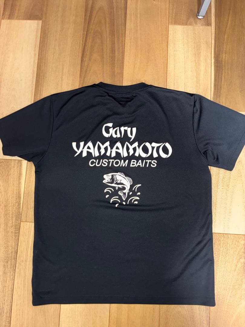 ゲーリーヤマモト ドライTシャツ ブラック バス釣り フィッシング