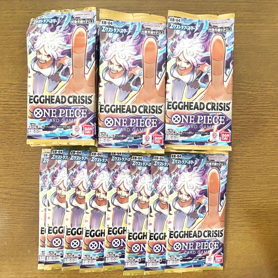 ワンピースカード EBー04 EGGHEAD CRISIS 未開封パック トレカ K107449