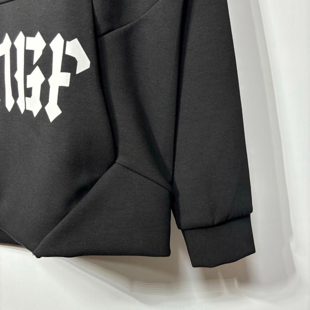 新品 ラッセルノ マスク フーディー マルチロゴ ブラック ゴルフ L