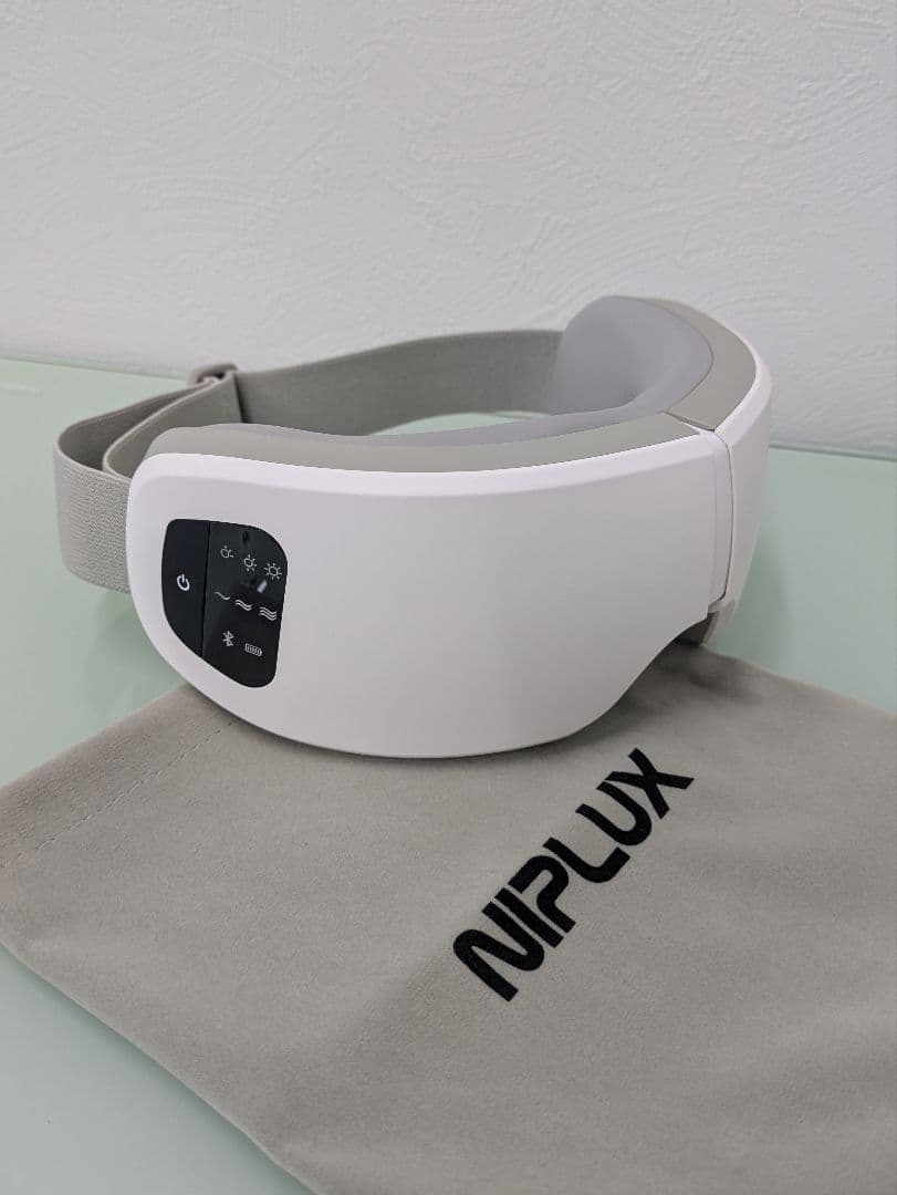 NIPLUX 目もとマッサージャー ホワイト 送料無料】NIPLUX EYE RELAX アイリラックス ホワイト NP-ER20