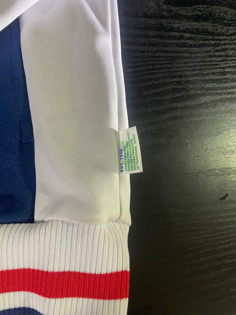 75周年モデルYONEX ジップアップジャケット Lネイビー - メルカリ