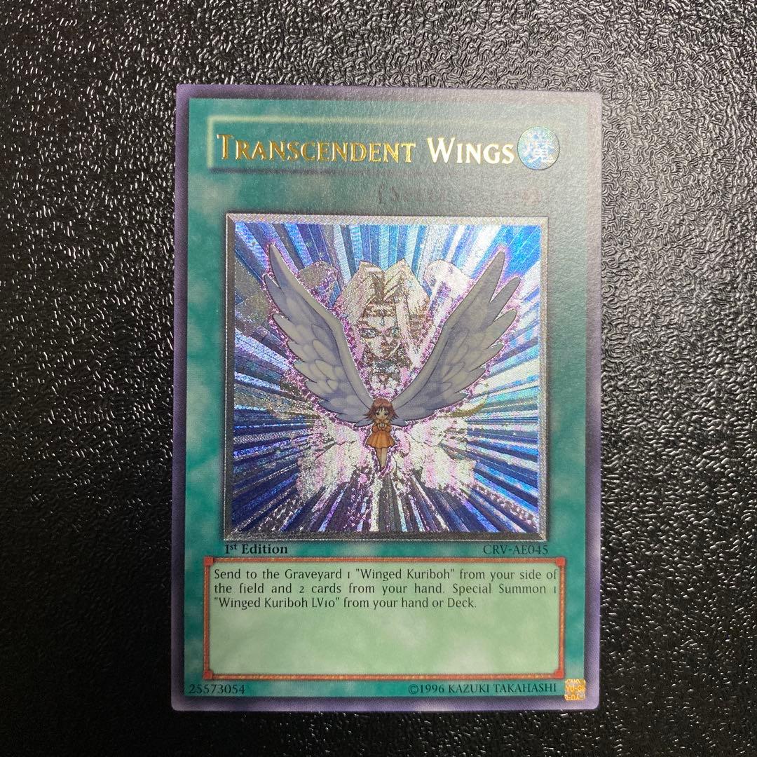 遊戯王旧アジア版1st進化する翼レリーフ