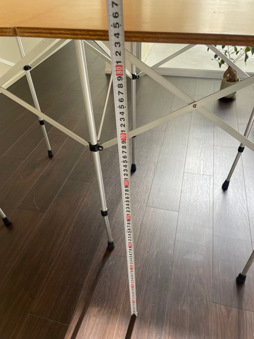 スノーピーク 折りたたみテーブル 円形 キッチンテーブル - メルカリ