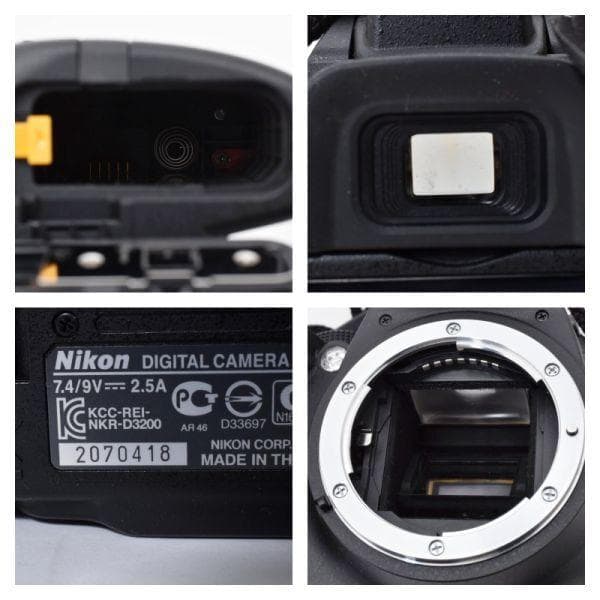 ニコン Nikon D3200 ダブルズームキット 《ショット数8116回》