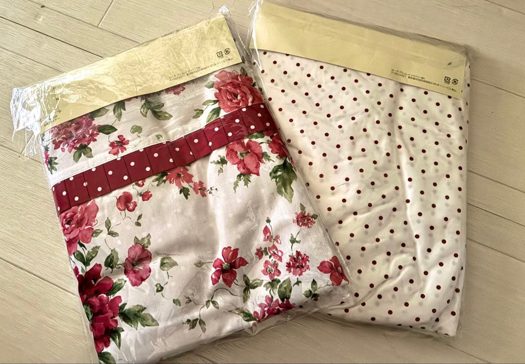 新品未使用　ローラアシュレイ　デュペカバー　ボックスシーツ　セット 4001110.jpg