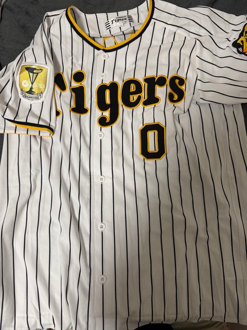 阪神タイガース チャンピオンユニフォーム 2023 木浪 Oサイズ - メルカリ