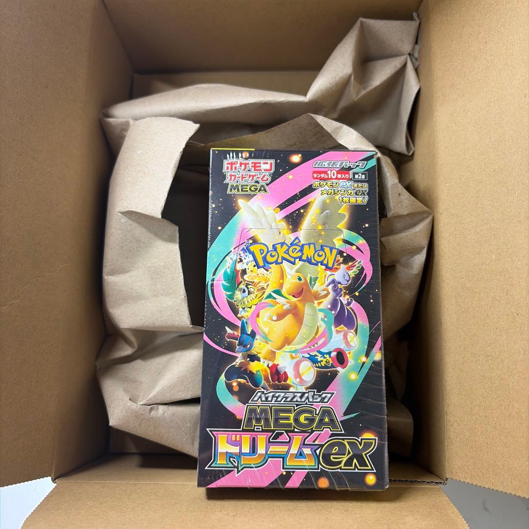 ポケモンカード MEGAドリームex 1BOX シュリンク付き 未開封 ポケモンカードゲーム 【シュリンク付き未開封品】ポケモンカード