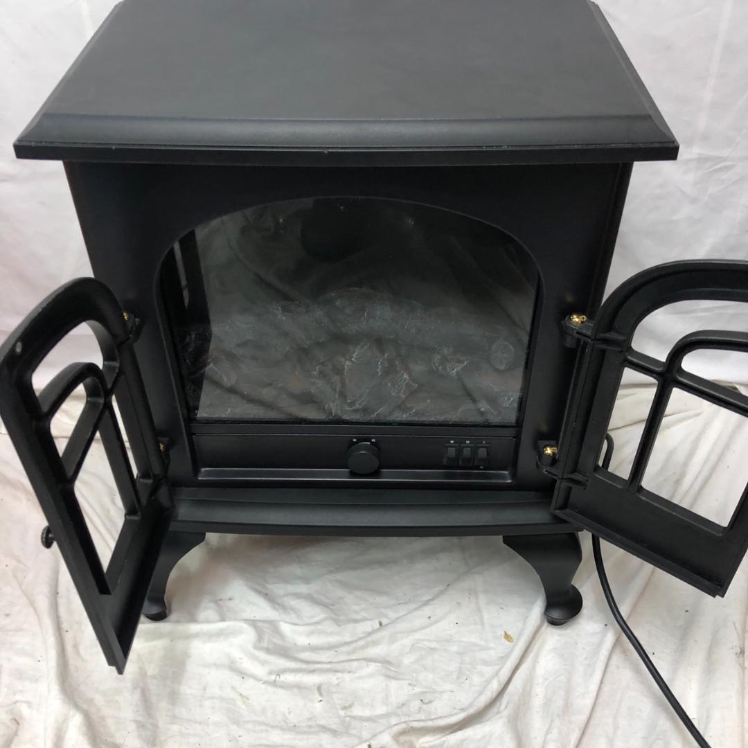 山善 YAMAZEN クラシックデザイン 電気ヒーター ブラック - メルカリ